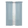 Kate Aurora Coastal Pastel Colored Light & Airy Sheer Voile Window Curtains - 2 of 3