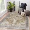Fulvari Area Rugs for Living Room Machine Washable Non Slip Vintage Retro Rugs Low Pile Lightweight Chenille Print Rug - 3 of 4