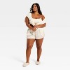 Women's Satin Pajama Shorts - Auden™ - 3 of 3