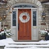 Vickerman Artificial Flocked Snow Ridge Wreath - 3 of 3