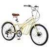 Gulches Multi-Color Commuter Bike for Adults 24 Inch, Steel Frame, Shimano 6-Speed, Double Disc Brakes, Comfort-Commuter Hybrid - 2 of 4