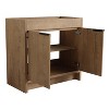 Gulches Contemporary Freestanding Bathroom Vanity, 36", Soft-Close Cabinet Doors - 3 of 4