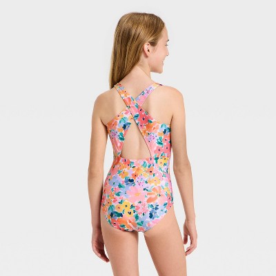 Детские купальники Cat & Jack Girls' Sunny Fields Floral Printed One Piece Swimsuit - Cat & Jack™ S — фото 2