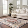 Hauteloom Brend Rust Medallion Area Rug - 2 of 4