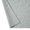 LunaLulinlk Green/White Pinstripe Fabric Shower Curtain, 72" x 72" - 3 of 4