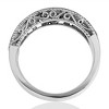 Pompeii3 1/2ct Vintage Heirloom Diamond Wedding Ring 14K White Gold - 3 of 4