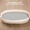 KeaBabies Bassinet Sheet for Baby Girls, Boys, 2-Pack Isla Fitted Bassinet Sheets, Bassinet Mattress Sheets - 2 of 4