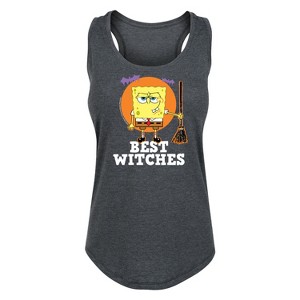 Women's - SpongeBob SquarePants - Best Witches Graphic Racerback Tank - 1 of 4