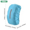 Unique Bargains Waterproof Backpack Rain Cover with a Vertical Reflective Strap for Hiking/Biking 1 Pc - 3 of 4