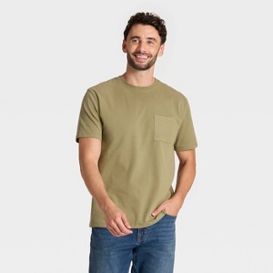 Men's Vintage Short Sleeve Pocket T-Shirt - Goodfellow & Co™ - 1 of 3