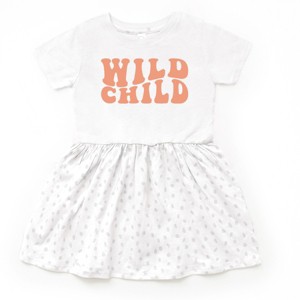 The Juniper Shop Wild Child Wavy Toddler Dress - 1 of 4