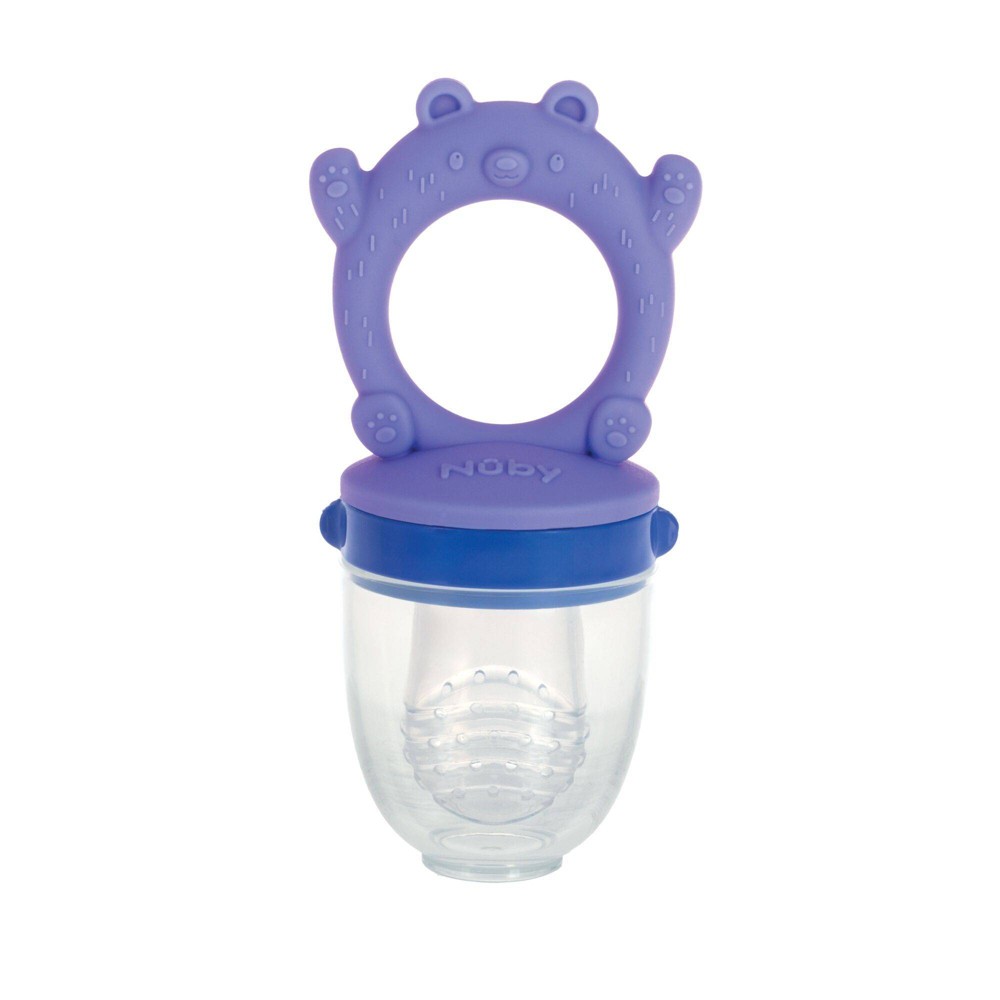 Nuby Silicone Feeder with Teether Handle - Bear