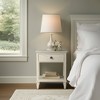 Gulches Stylish Victoria Nightstand ¨C Functional Drawer & Shelf Storage for Classic Bedrooms - 3 of 4
