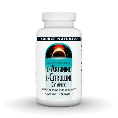 L Arginine L Citrulline Complex by Source Naturals, Inc.  -  120 Tablet