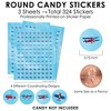 Big Dot of Happiness Taking Flight - Airplane - Baby Shower or Birthday Party Small Round Candy Stickers - Party Favor Labels - 324 Count - 3 of 4