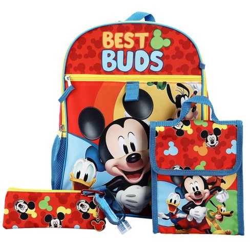 Mickey mouse backpack and clearance lunch box