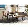 Cusco Acacia Rustic Bench Brown - Armen Living: Metal-Legged, 3-Seater, Spot Clean, Wood Frame - 2 of 4