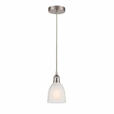 Brookfield - 1 Light Cord Hung Mini Pendant In Industrial Style-9.75 Inches Tall and 5.75 Inches Wide