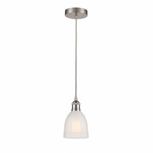 Brookfield - 1 Light Cord Hung Mini Pendant In Industrial Style-9.75 Inches Tall and 5.75 Inches Wide - 1 of 1
