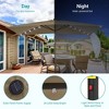 Sonkuki 10x6.5 ft LED Rectangular Patio Market Umbrella 3-Year-Non-Fading - 4 of 4