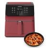 Cosori Pro II 5.8qt Smart Air Fryer - Red: 1700W Electric Fryer, Dishwasher-Safe Parts, 1-Year Warranty - 2 of 4