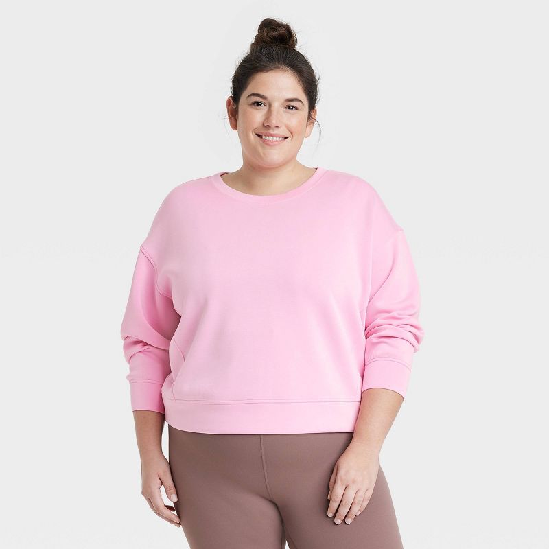 Women's Sandwash Crewneck Pullover - All In Motion™, 1 of 10