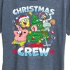 Women's - SpongeBob SquarePants - Christmas Crew Short Sleeve Graphic T-Shirt - 2 of 4