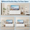 TV Stand for Living Room Entertainment Center with 9 Fabric Dressers,for TV Up to 75 Inches - 3 of 4