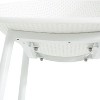 PAGED Outdoor Dining Chairs Set of 2 Stylish Patio Chairs with Matte Crackle Finish for Backyard, Garden - 4 of 4