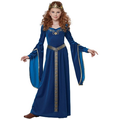 California Costumes Sapphire Medieval Princess Child Costume, X-Large