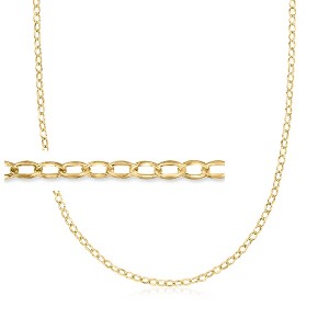 Ross-Simons Italian 14kt Yellow Gold Oval-Link Necklace - 1 of 4
