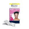 Biore Nose + Face Deep Cleansing Pore Strips, 12 Nose + 12 Face Strips, Blackhead Remover, Oil-Free - 24ct - image 3 of 4