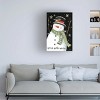 Canvas Wall Art - Melinda Hipsher 'Whimsical Country Snowman With Snowflakes' Wall Art for Living Room, Bedroom, or Office Décor by Trademark Fine Art - 3 of 4