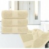 Luxury Bath Towels Set of 4 - 700 GSM, Ultra Soft, 27x54, Beige, Highly Absorbent, Quick Dry, Hotel Quality - 4 of 4