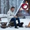 Canada Weather Gear Men’s Heavyweight Insulated Arctic Parka with Faux Fur Hood -  Winter Coat - Windproof Outdoor Jacket - 2 of 3