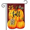 Briarwood Lane Burlap Garden Flag 12x18 For Outdoor Happy Fall Pumpkin Trio For Fall Garden Flag Flags For Outside - 2 of 4