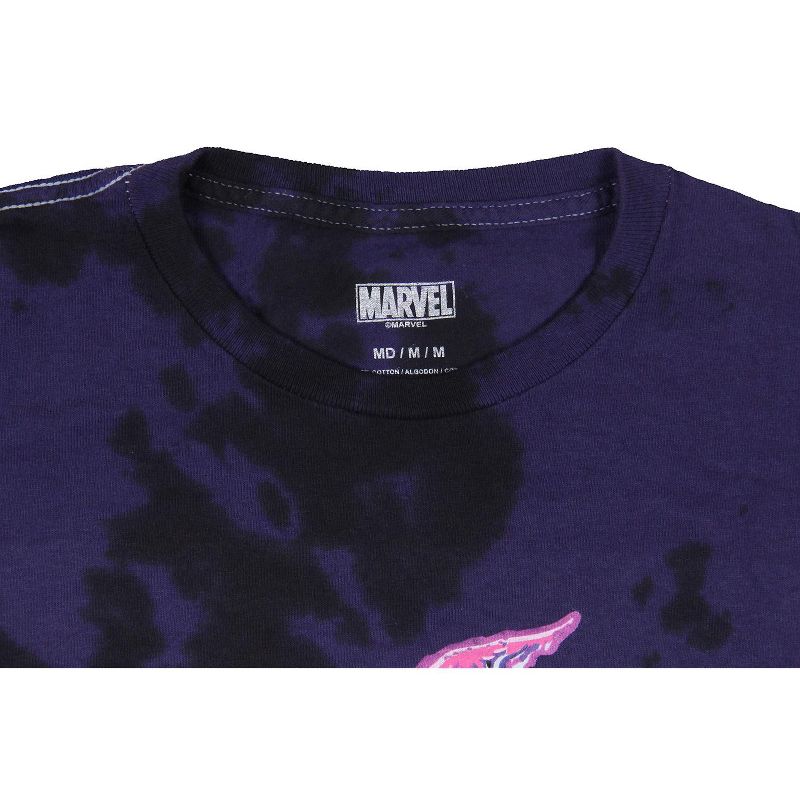 Marvel Men's Venom Menacing Razor Teeth Graphic Print Tie-Dye T-Shirt, 3 of 4