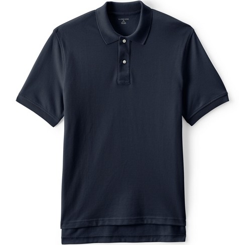 DS Breeze Glow Print Cap Sleeve Mesh Polo Shirt