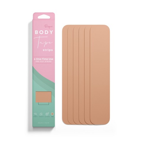 Risque Beige Body Tape Strips, Sticky Waterproof Sweat-proof Boob Tape, 6  Strips : Target
