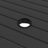vidaXL Garden Table Anthracite Powder-coated steel 32.1x32.1x28.3 in - 4 of 4