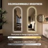 65"x21" Arch LED Full Length Mirror: Dimmable, High-Def, Explosion-Proof, Standing/Wall-Mounted - 4 of 4