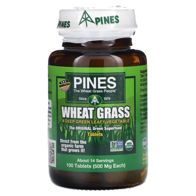Pines International Wheat Grass, 100 Tablets