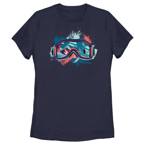 Women's Lost Gods Snow Goggles Landscape T-Shirt - image 1 of 4