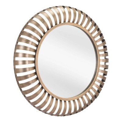 Merritt Decorative Wall Mirror Gold - ZM Home