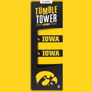 MasterPieces Real Wood Block Tumble Towers - NCAA Iowa Hawkeyes - 1 of 4