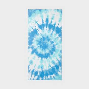 Tie Dye Beach Towel Blue - Sun Squad™