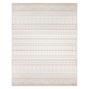 Gertmenian Paseo Burke Stripe Bohemian Striped Flatweave Indoor Outdoor Area Rug - 1 of 4