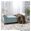Storage Ottoman,Fabric Upholstered Storage Bench,Accent Stools With Curved Arms,Modern Multifunctional Shoe Bench-Cuddlewood - 3 of 4