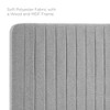 Modway Milenna Headboard – Channel Tufted King/California King Upholstered Fabric - 2 of 4