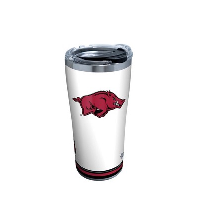 NCAA Arkansas Razorbacks 20oz Arctic Stainless Steel Tumbler